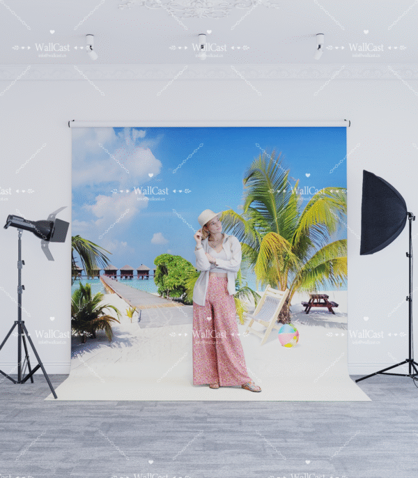 1_12 Tropical Beach Pet Photography Backdrop