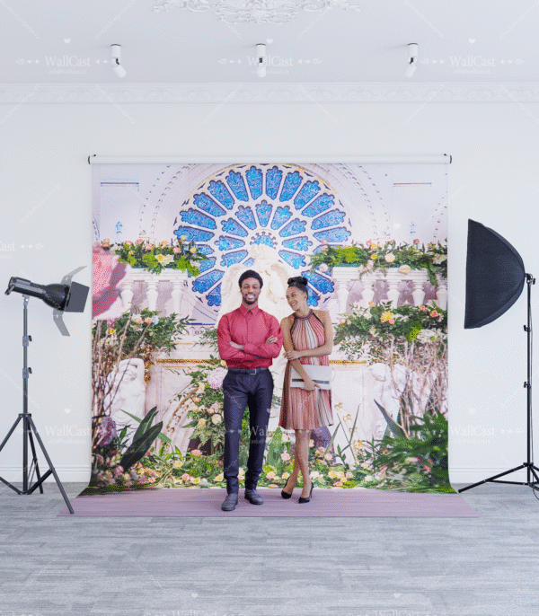 1_2 European Palace Floral Wedding Backdrop