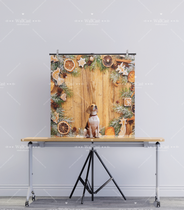 2_2 Christmas Gingerbread Pet Photography Backdrop