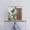 2_2 Chinese Lotus Pet Photography Backdrop