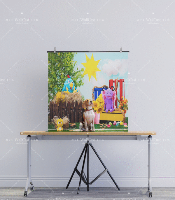 2_2 Spring Garden Pet Photography Backdrop