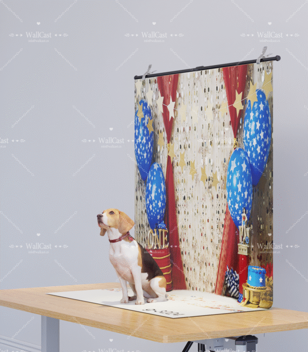 The One & Only Paws Majesty Premium Pet Photography Backdrop Exclusive Luxury Dog Background High-end Cat Photo Studio Custom Pet Studio Set Luxury Pet Party Decor