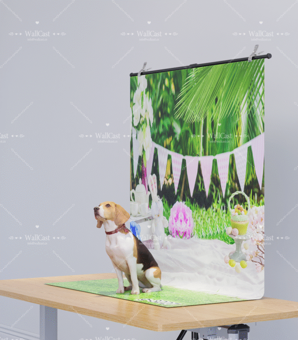 Verdant Paws Wonderland Green Plants Pet Backdrop Dreamy Dog Photo Fresh Cat Photography Nature Style Shooting Background Fantasy Theme Prop