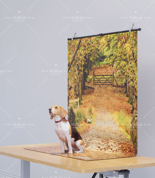 Autumn Trail & Pet Autumn Trail Pet Photography Backdrop
