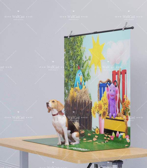 3_1 Spring Garden Pet Photography Backdrop