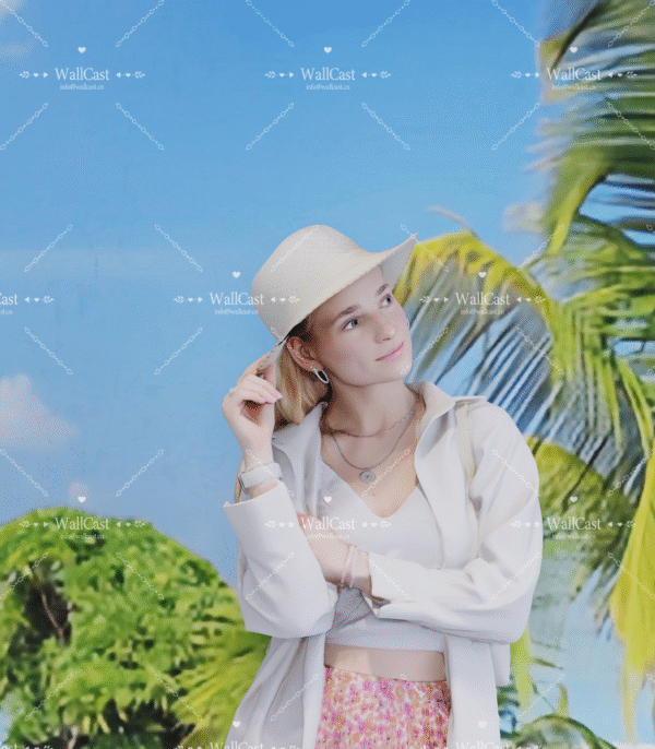 Island style outfits for holidays Tropical Beach Pet Photography Backdrop