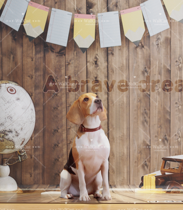 4_2 Vintage Explorer Pet Photography Backdrop