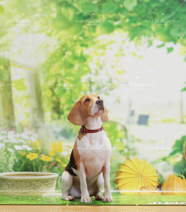 4_2 Emerald Garden Pet Photography Backdrop