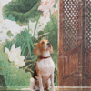 4_2 Chinese Lotus Pet Photography Backdrop