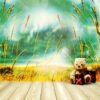 Meadow Whimsy Vibe Meadow Whimsy Pet Photography Backdrop by WallCast – Dreamy Meadow-Themed Pet Photography Live Streaming Background