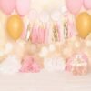 Pink Gold One Pet Birthday Photography Backdrop by WallCast – Festive Party-Themed Pet Photography Background Pink Gold One Pet Birthday Photography Backdrop by WallCast – Festive Party-Themed Pet Photography Background