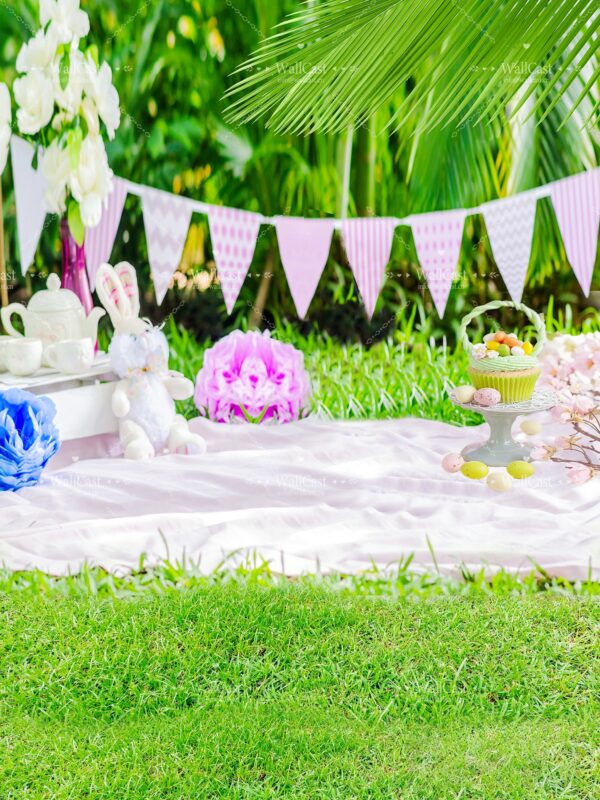 Cute Dog Outdoor Green Field Green Plants Pet Backdrop Dreamy Dog Photo Fresh Cat Photography Nature Style Shooting Background Fantasy Theme Prop