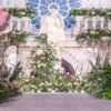j-5624_副本 European Palace Floral Wedding Backdrop