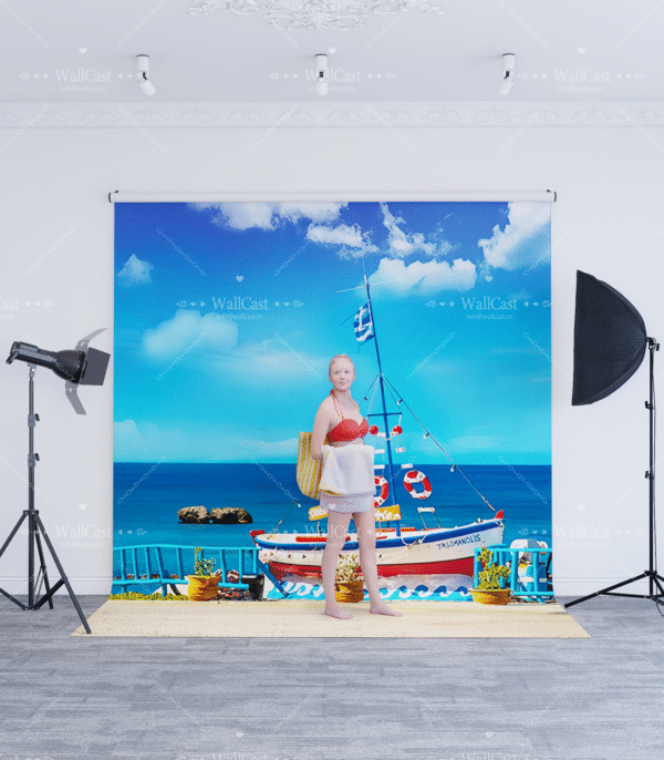 1_10 Greek Coastal Boat Photography Backdrop