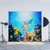1_12 Underwater Shark & Coral Reef Photography Backdrop