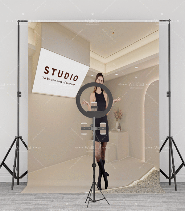 1_12(1) Beige Artistic Minimalist Studio Backdrop