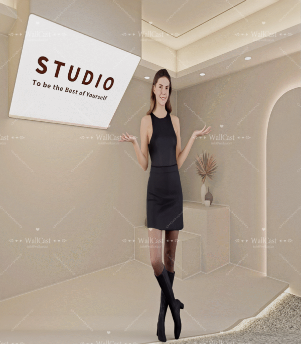 3_13 Beige Artistic Minimalist Studio Backdrop