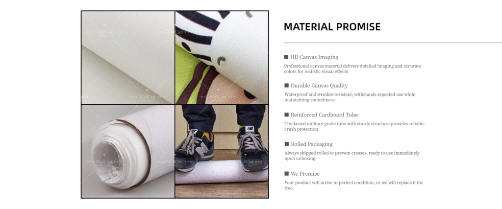 Red Neon Art Studio Backdrop by WallCast – Red Neon Studio & Creative Art Toy Themed Live Streaming Background