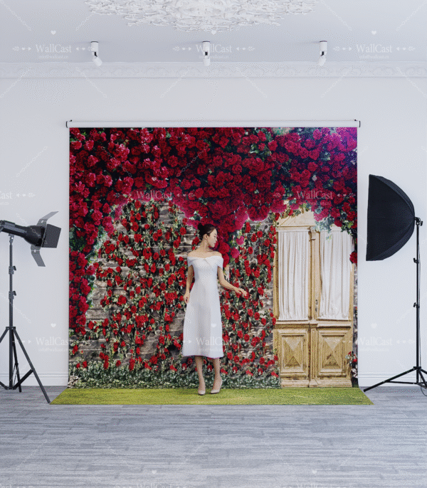 图片_5 Red Rose Floral Wall Backdrop