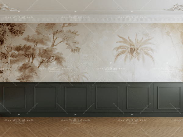 Magnetic Botanical Mural Background Wall