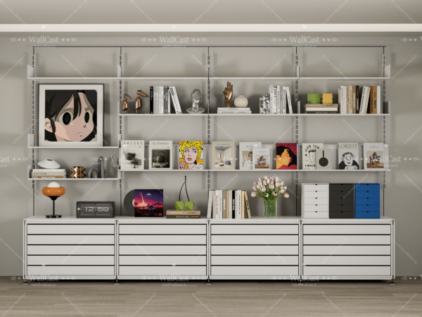 Corona Camera002(1) 拷贝 Modern Bookshelf Magnetic Background Wall - Minimalist Design for Home and Photography