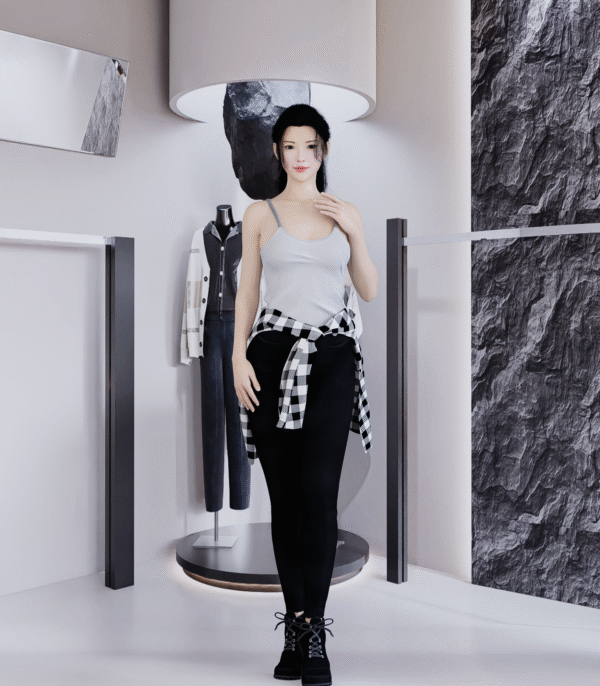 011 Modern Retail Fashion Studio Live Backdrop