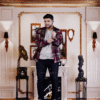 188 European Classical Luxury Living Room Live Backdrop