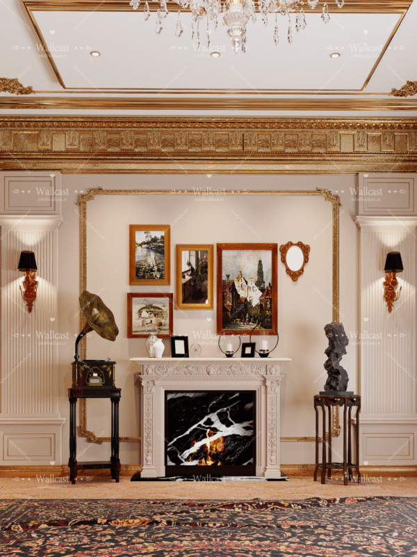 European Classical Luxury Living Room Live Backdrop European Classical Luxury Living Room Live Backdrop