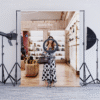 22 Light Luxury Retail Store Live Backdrop